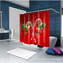 Hot Sales New Design Printing Customized Waterproof Hook Shower Curtain